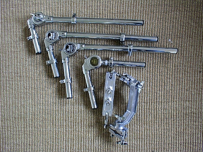 Pearl Masters Studio BRX 5 drum shell pack drum kit with cases