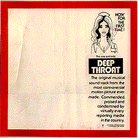 Deep Throat:  Various, DT Music Productions n/a, 1974
